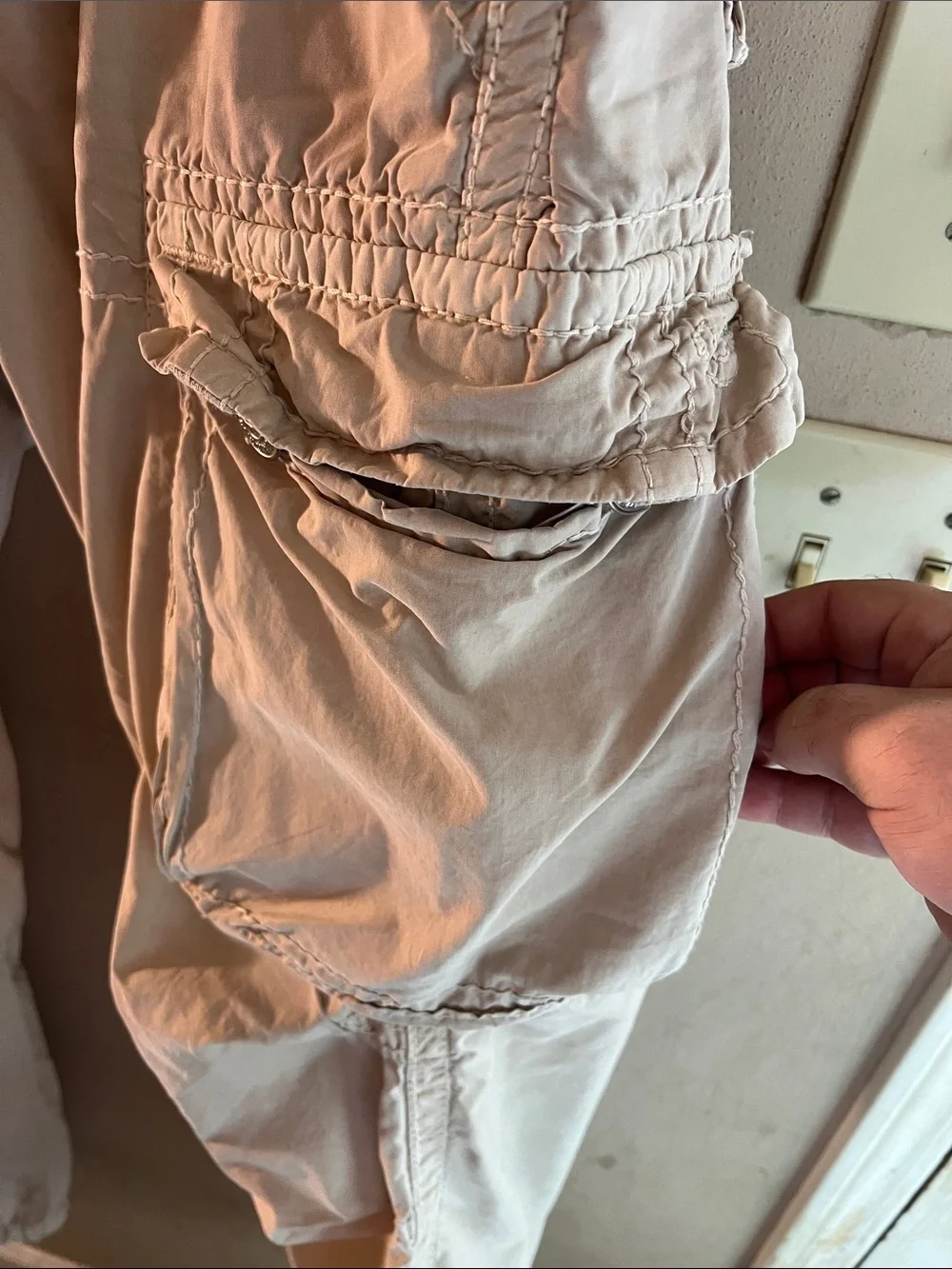 VINTAGE Y2K TRUE RELIGION KHAKI CARGO PANTS SIZE 38